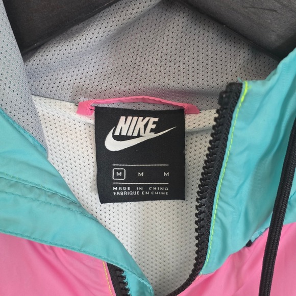 Nike Sportswear Heritage Windrunner Jacket Medium Colorblock Hooded Lightweight - Picture 5 of 12